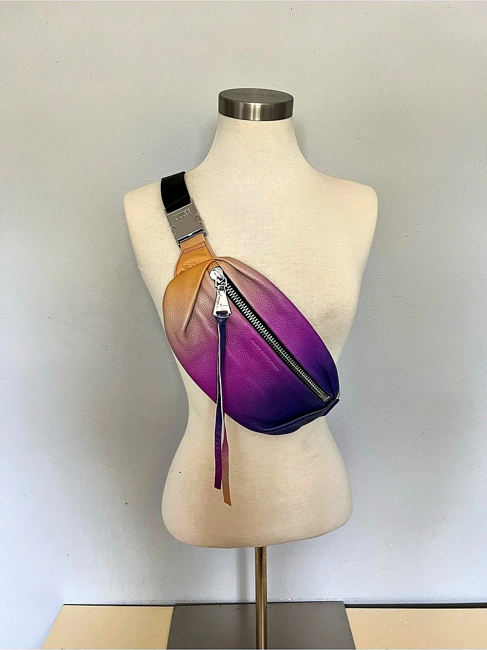 Aimee Kestenberg Milan Bum Bag Crossbody in Purple & Orange